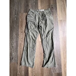 Lapco FR Work Pants Mens 32x32 Green Good Flame Resistant Carpenter Utility